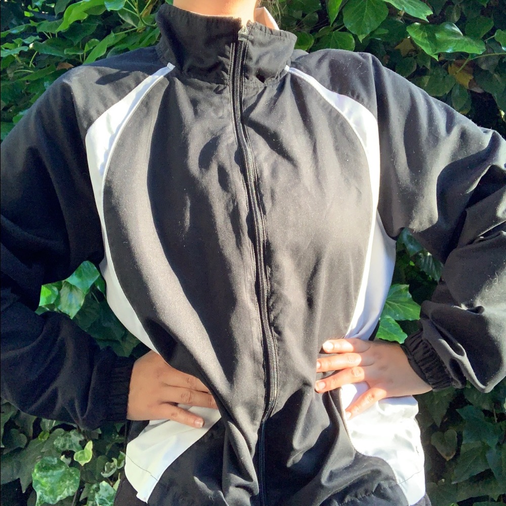 Black & White Windbreaker